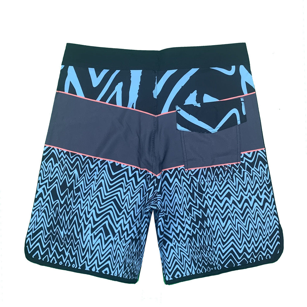 Herren Surf-Shorts mit innovativem Musterdesign und schnelltrocknendem Material Echoarchiv