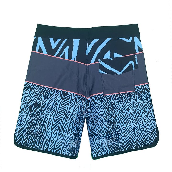 Herren Surf-Shorts mit innovativem Musterdesign und schnelltrocknendem Material Echoarchiv