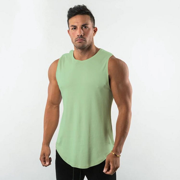 Herren Atmungsaktives Muscleshirt mit Rundhalsausschnitt und ergonomischem Schnitt Echoarchiv