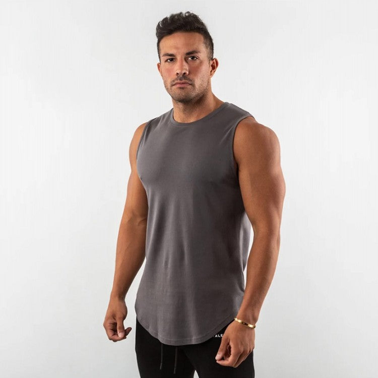 Herren Atmungsaktives Muscleshirt mit Rundhalsausschnitt und ergonomischem Schnitt Echoarchiv
