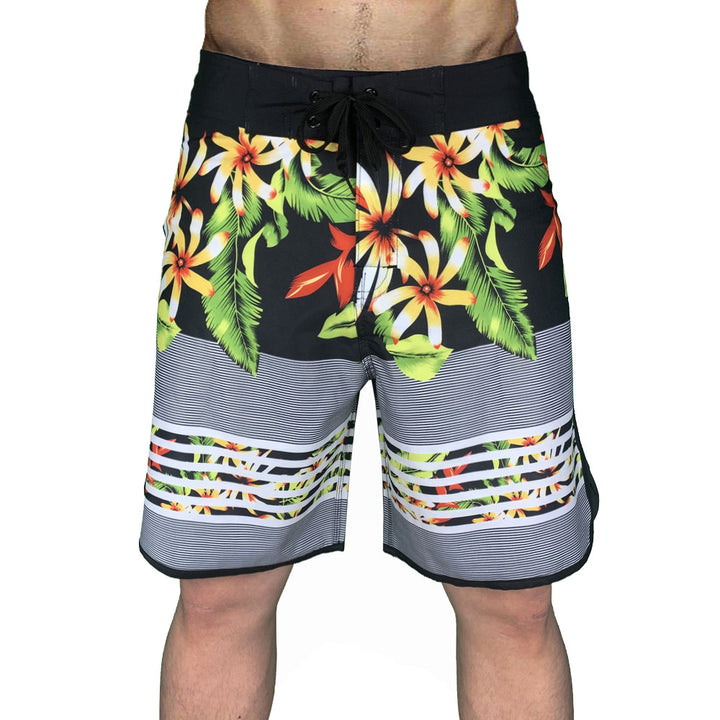 Herren Badeshorts mit innovativem Tropenmotiven und hohem Tragekomfort Echoarchiv