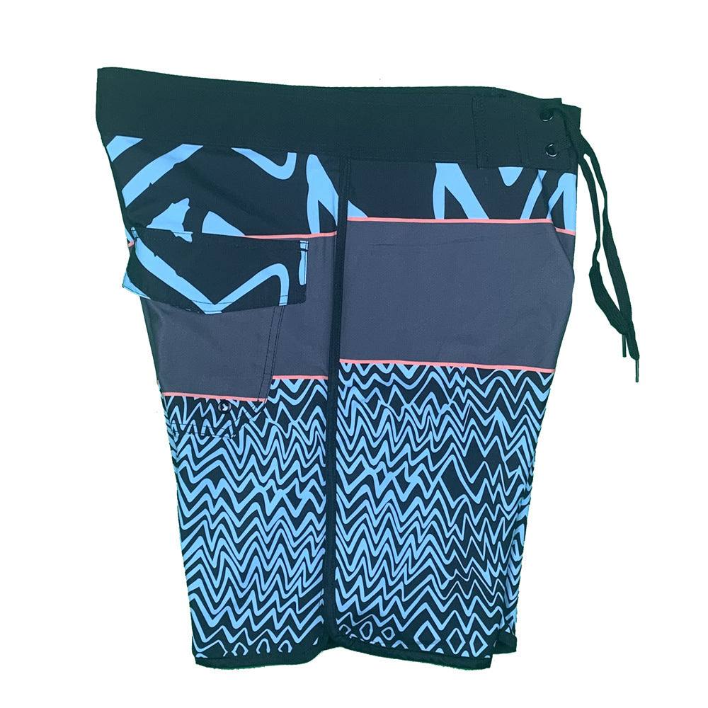 Herren Surf-Shorts mit innovativem Musterdesign und schnelltrocknendem Material Echoarchiv