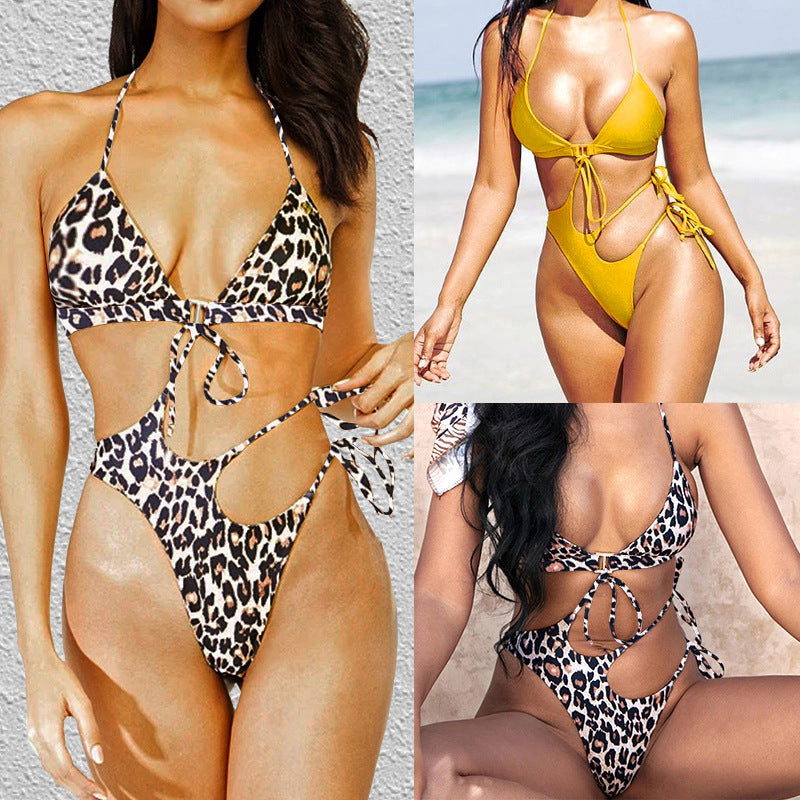 Damen Triangel-Bikini mit modischem Cut-Out und raffiniertem Bindesystem Echo Archiv