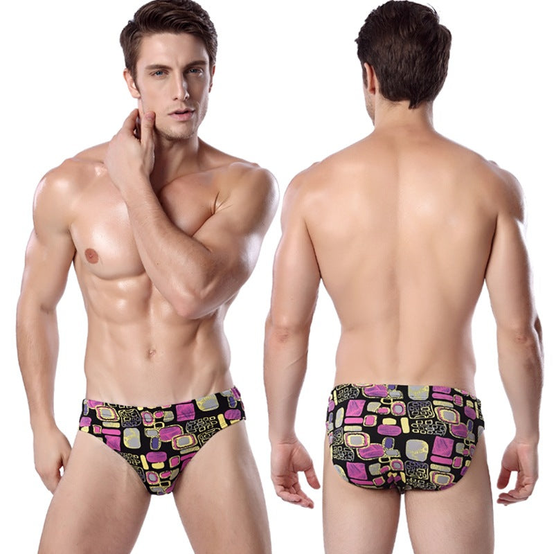 Herren Designer-Schwimmbrieftasche mit modernem Grafikdruck Echo Archiv