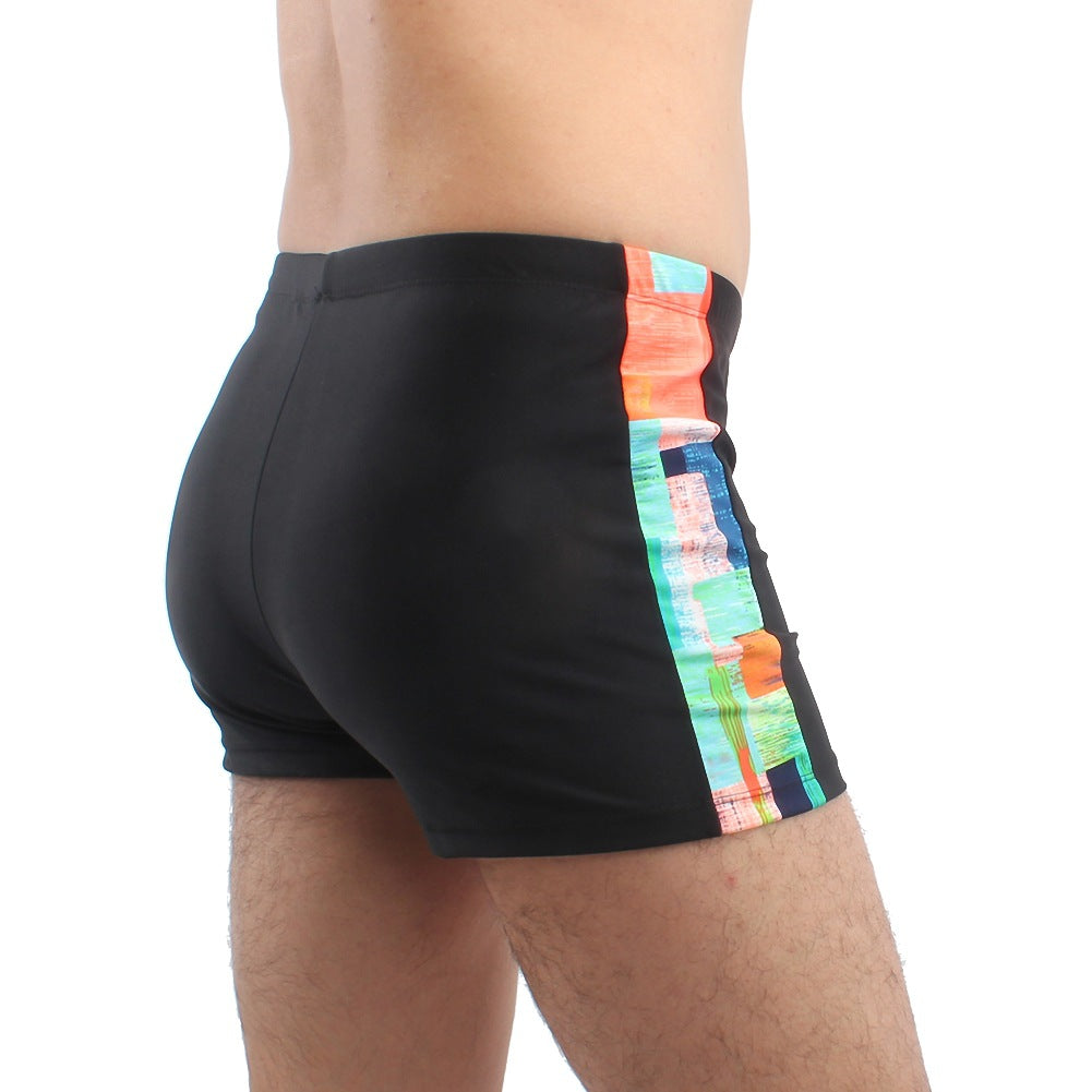 Herren Schwimmshorts mit farblich abgesetztem Design Echo Archiv