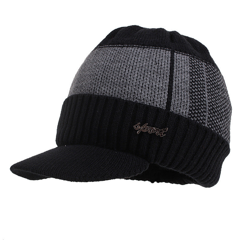 Strickmütze und Schal Set für Herren