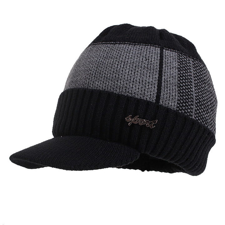 Strickmütze und Schal Set für Herren