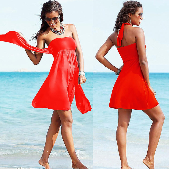 Damen Strandkleid mit variabler Tragemöglichkeit Echo Archiv
