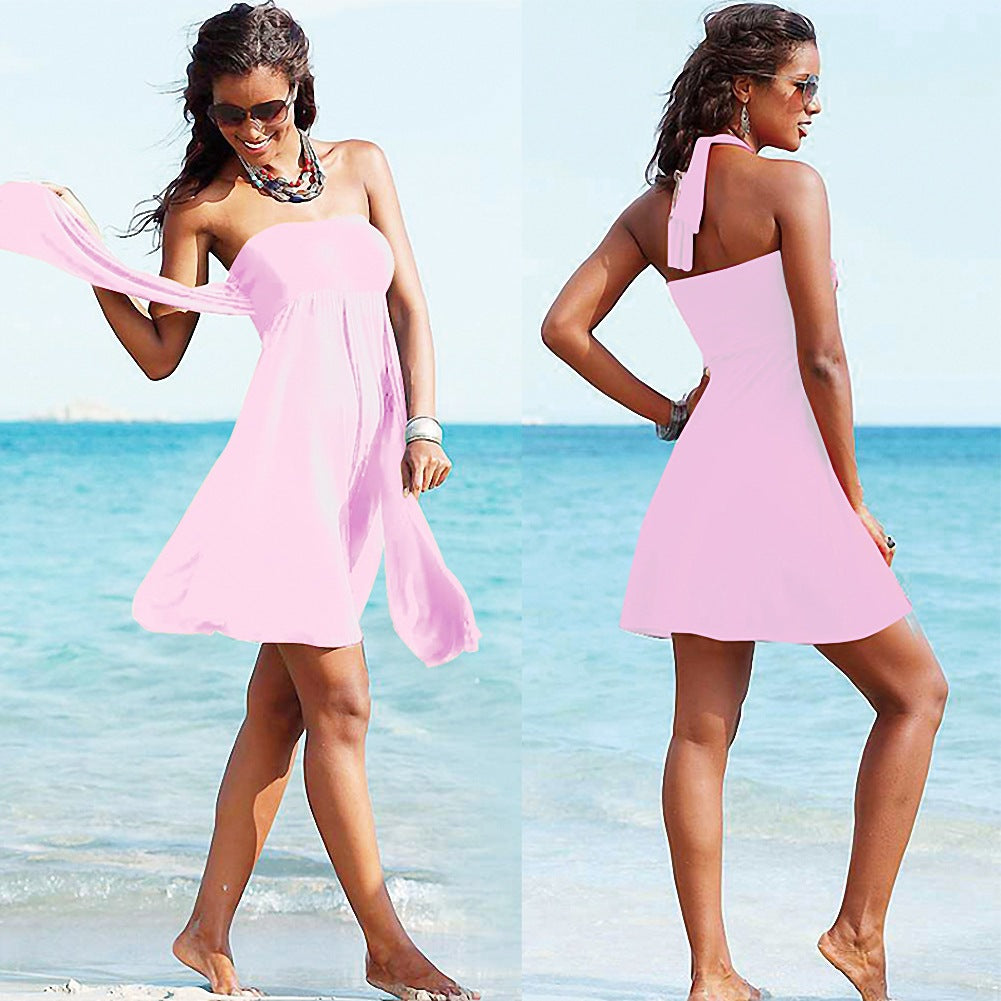 Damen Strandkleid mit variabler Tragemöglichkeit Echo Archiv