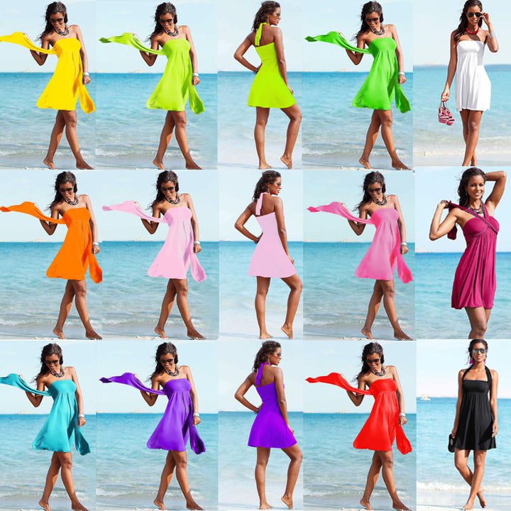 Damen Strandkleid mit variabler Tragemöglichkeit Echo Archiv
