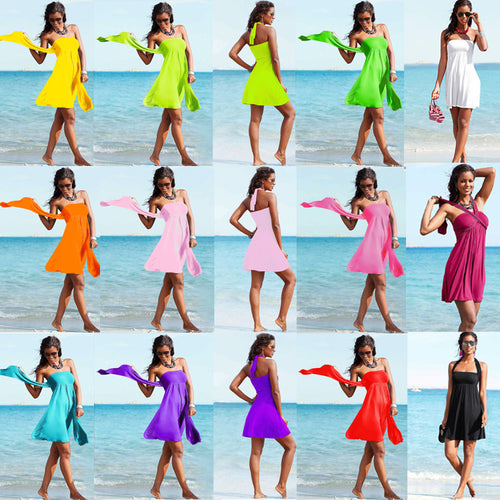 Damen Strandkleid mit variabler Tragemöglichkeit Echo Archiv