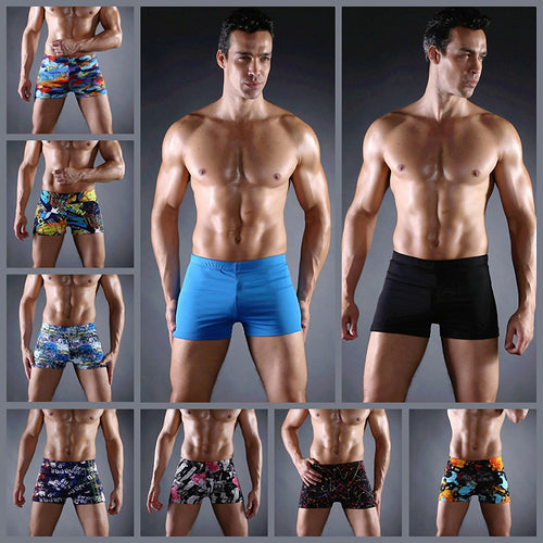 Herren Schwimmshorts mit buntem Mosaikdesign Echo Archiv