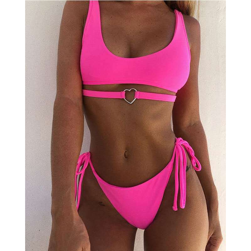 Damen Bikini-Set mit herzförmigem Detail Echo Archiv