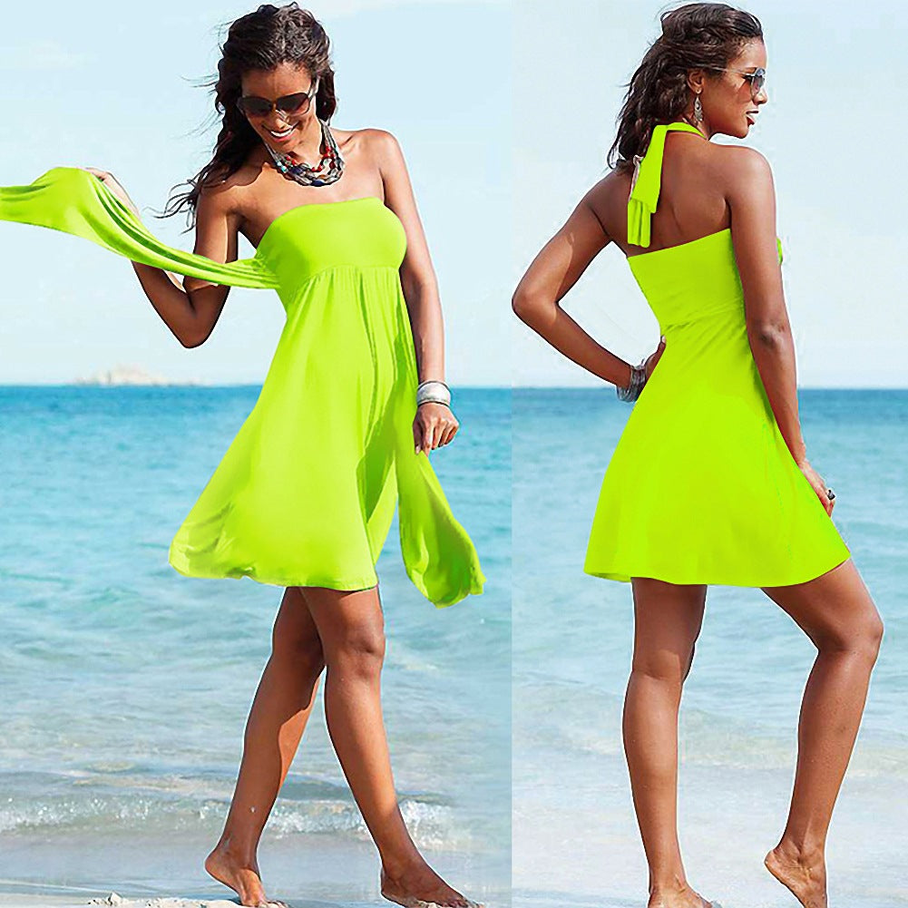 Damen Strandkleid mit verstellbarem Halter Echo Archiv