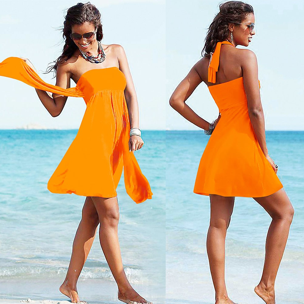 Damen Strandkleid mit verstellbarem Halter Echo Archiv
