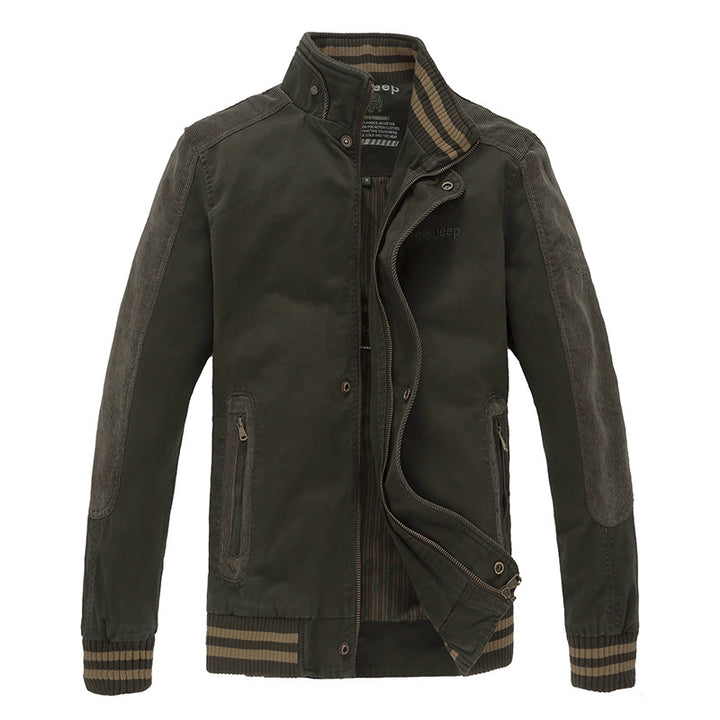 Herren modische Outdoor-Jacke mit sportlichem Design und funktionalen Taschen Echoarchiv
