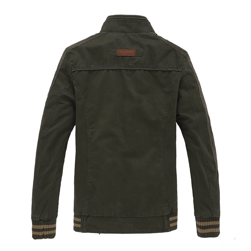 Herren modische Outdoor-Jacke mit sportlichem Design und funktionalen Taschen Echoarchiv