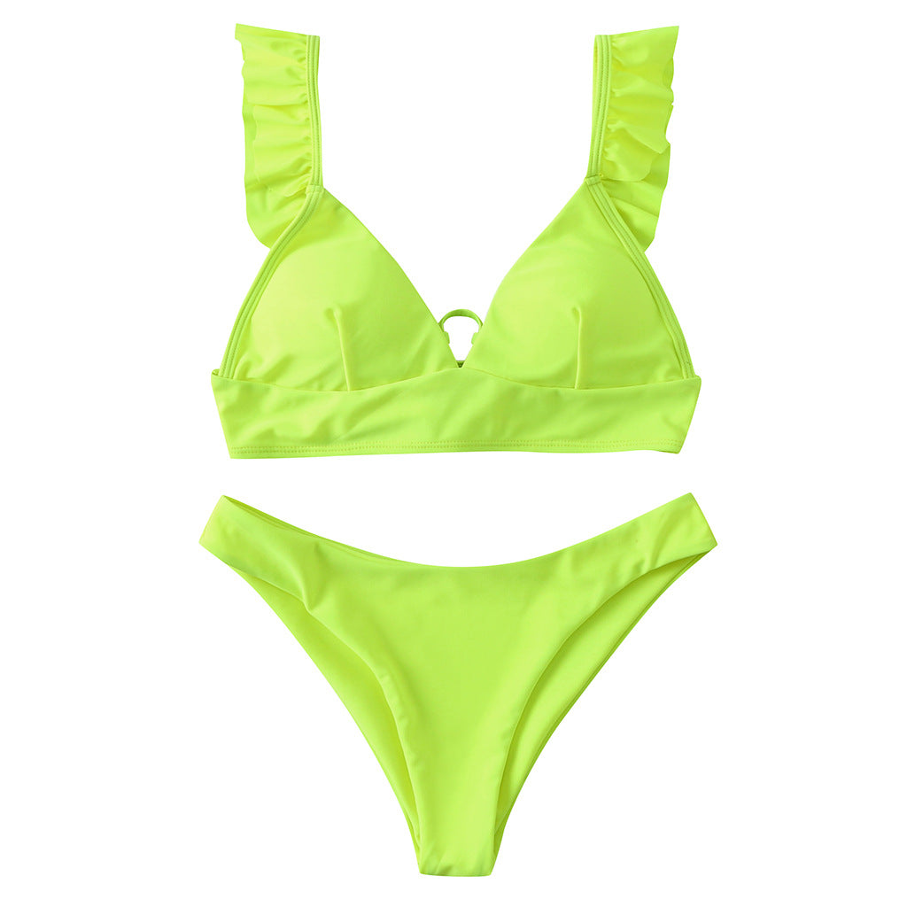 Damen Triangel-Bikini mit verstellbaren Trägern und auffälligem Galaxie-Design Echo Archiv