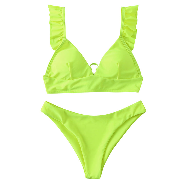Damen Triangel-Bikini mit verstellbaren Trägern und auffälligem Galaxie-Design Echo Archiv