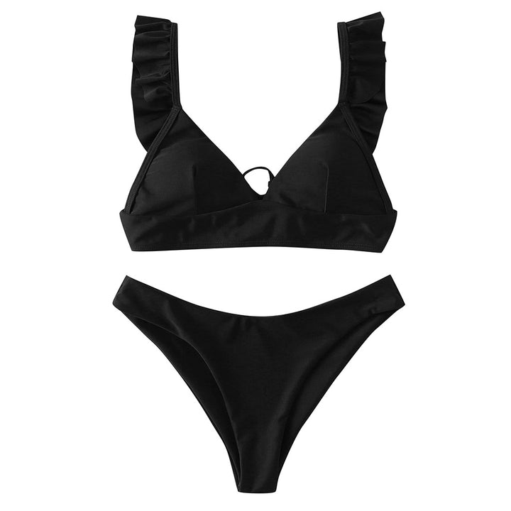 Damen Triangel-Bikini mit verstellbaren Trägern und auffälligem Galaxie-Design Echo Archiv