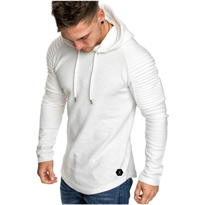 Herren Kapuzenpullover mit strukturiertem Design und modischen Raglanärmeln Echoarchiv