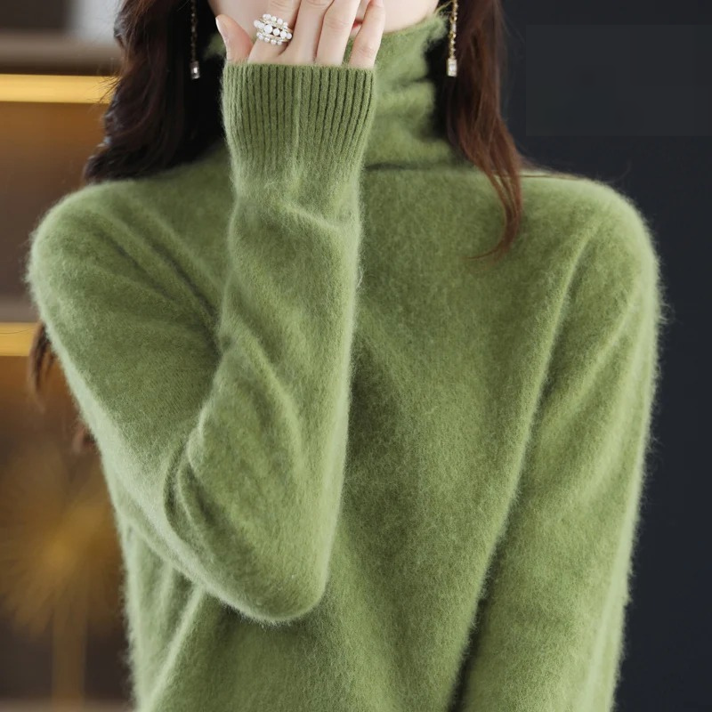 Echoarchiv | Pullover Damen Weicher Rollkragenpullover, Warm & Luxuriöses Design