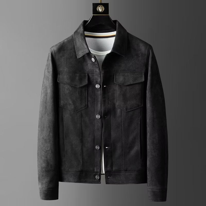 Echoarchiv | Klassische Wildlederjacke für Männer