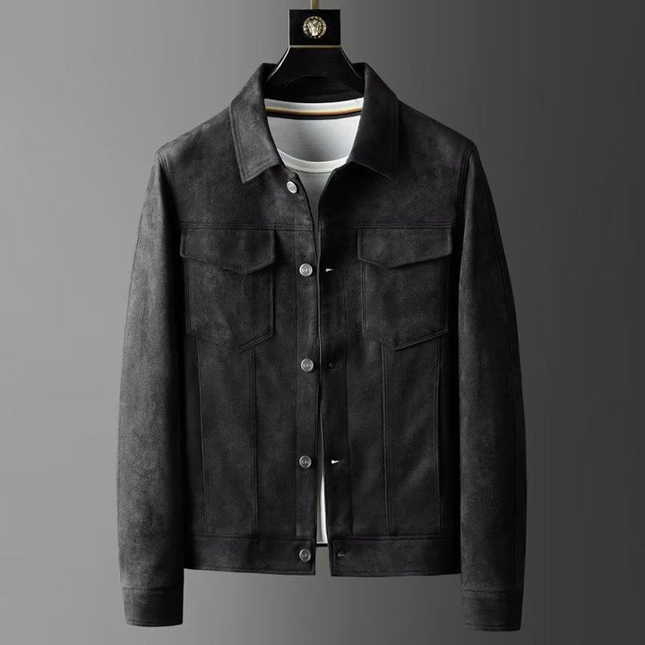 Echoarchiv | Klassische Wildlederjacke für Männer