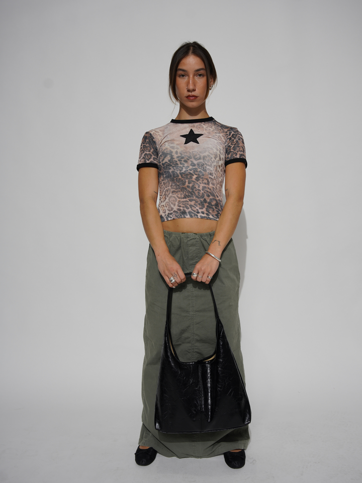 Distressed Vegan LEchoarchivther Tote