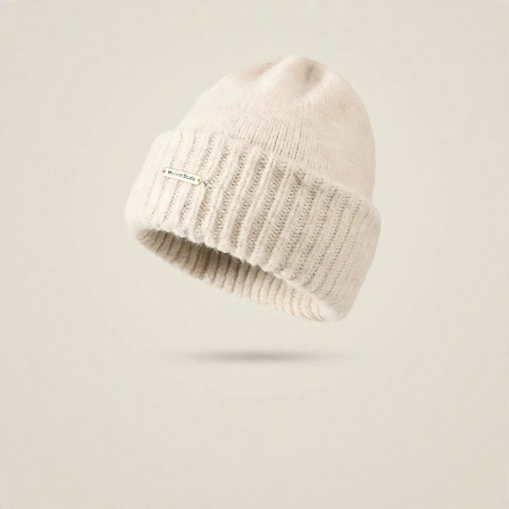 Strickmütze mit Schal-Set für Damen