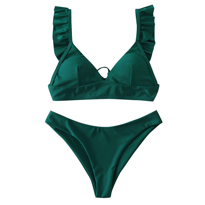 Damen Triangel-Bikini mit verstellbaren Trägern und auffälligem Galaxie-Design Echo Archiv