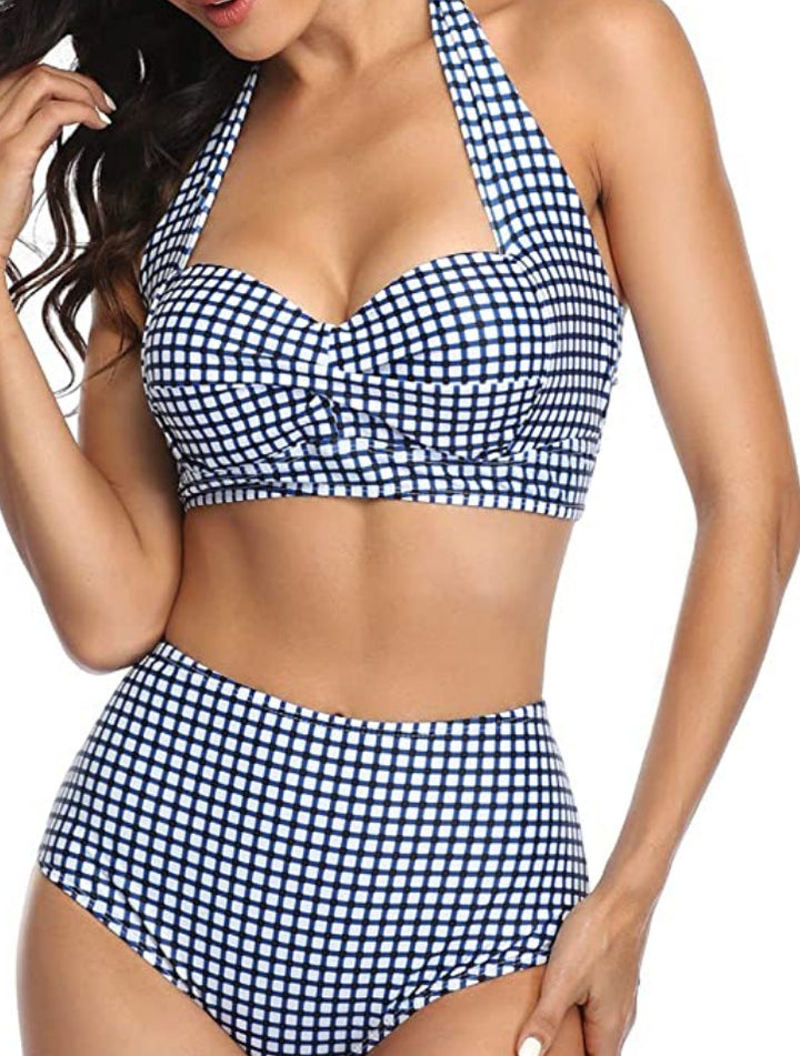 Damen Modischer Bikini mit hochgeschnittenem Höschen Echo Archiv