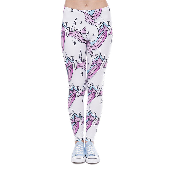 Damen Mandala-Ombre Leggings mit hohem Bund und formendem Stretch echoarchiv-
