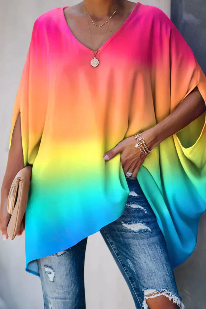 Elegante lockere Bluse für den Frühling