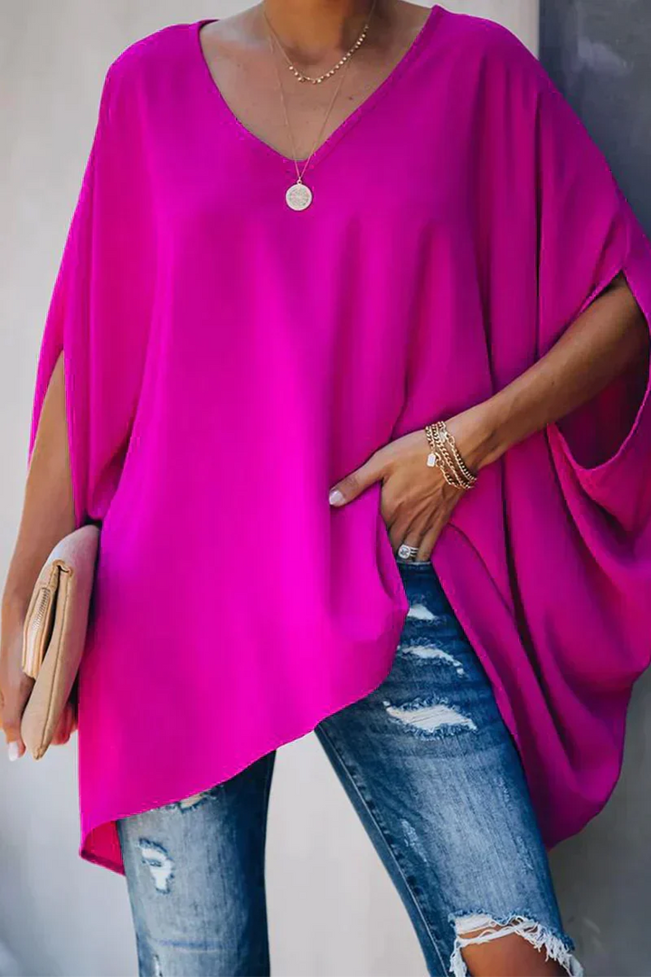 Elegante lockere Bluse für den Frühling