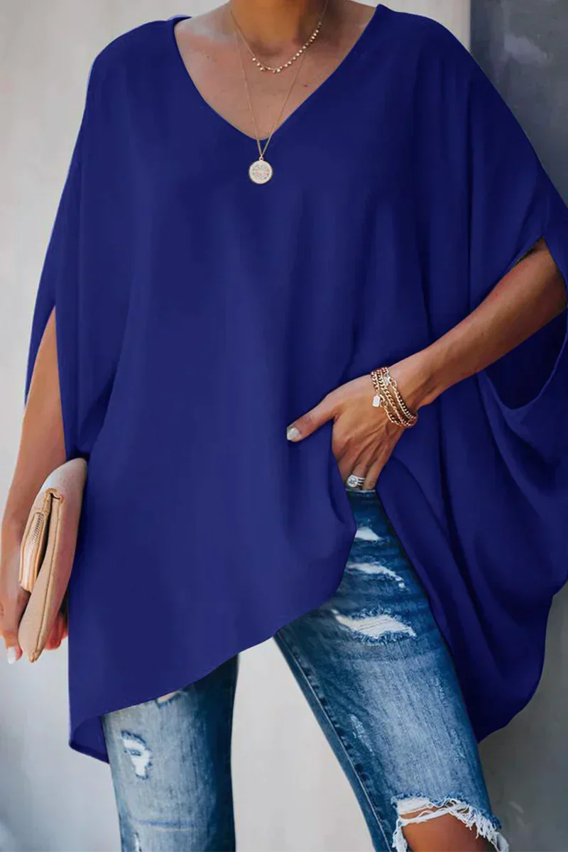 Elegante lockere Bluse für den Frühling