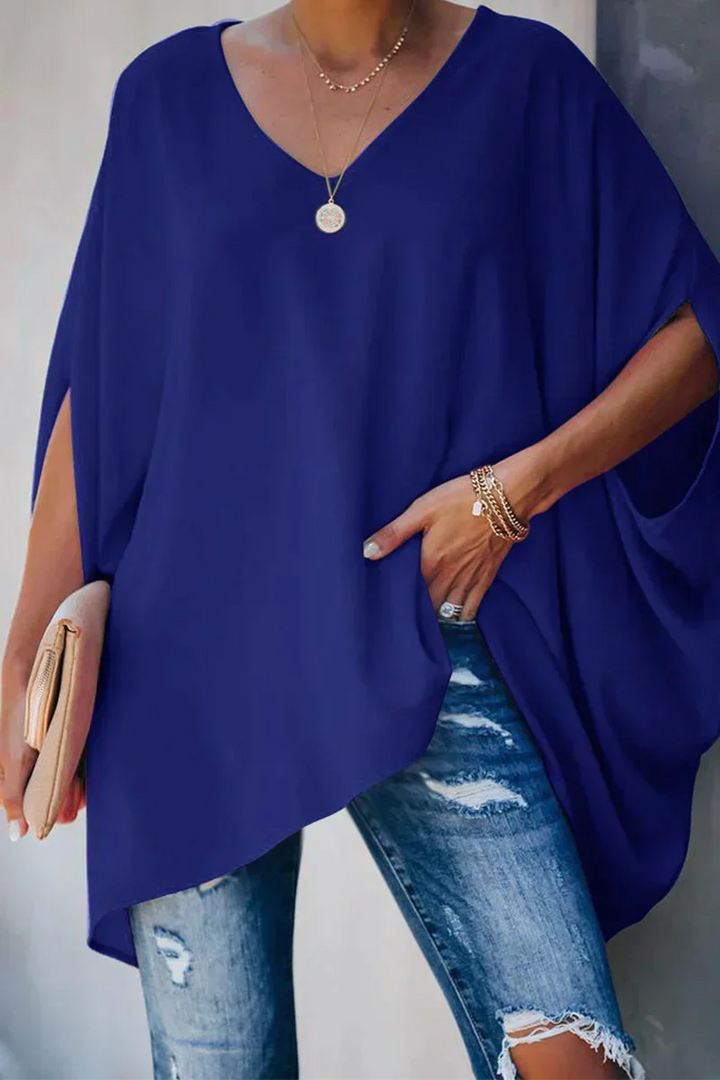 Elegante lockere Bluse für den Frühling