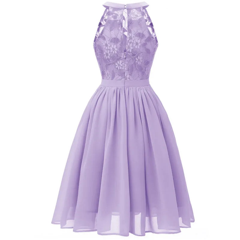 Echoarchiv | Chiffonkleid mit Spitze und Rüschen