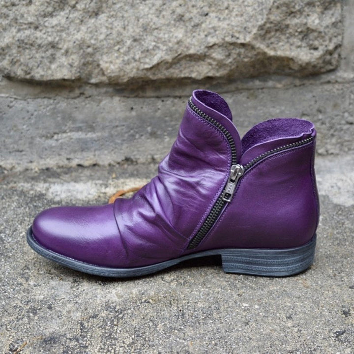 Echoarchiv | Lederstiefel mit Reißverschluss