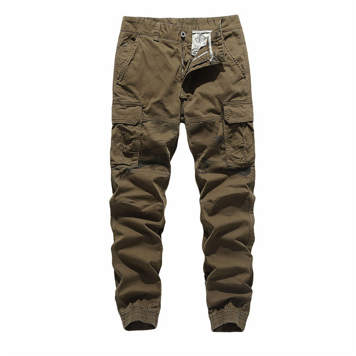 Herren Cargo-Jogginghose mit Utility-Taschen, verstärkten Knieeinsätzen & elastischem Saum Echoarchiv