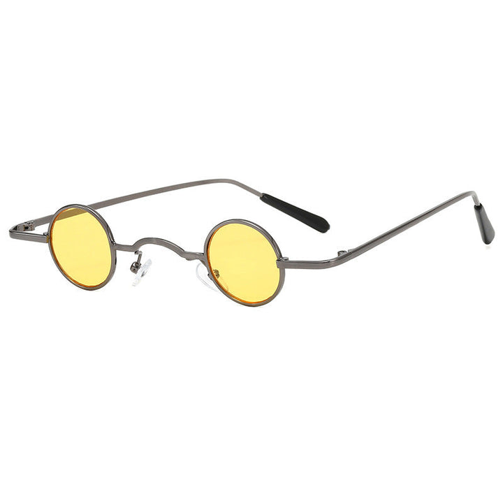 Echoarchiv | Retro Sonnenbrille mit Kleinem Runden Rahmen für Herren
