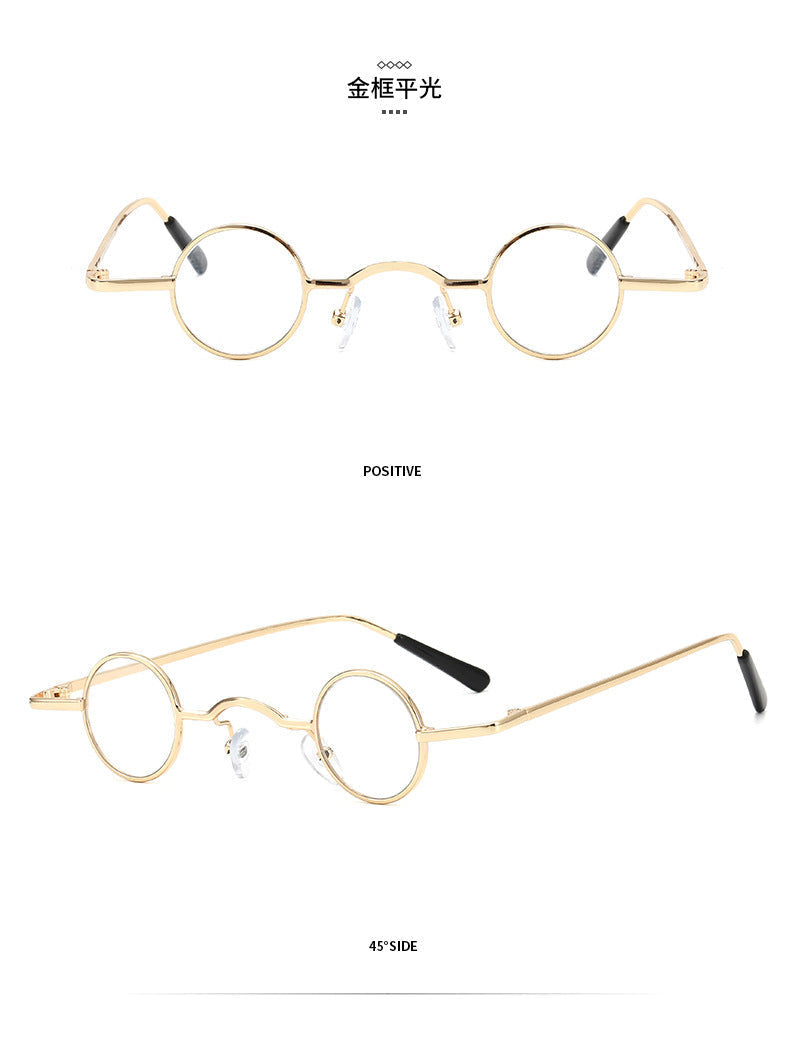 Echoarchiv | Retro Sonnenbrille mit Kleinem Runden Rahmen für Herren