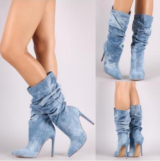 Xyla | Stiletto Medium Stiefel