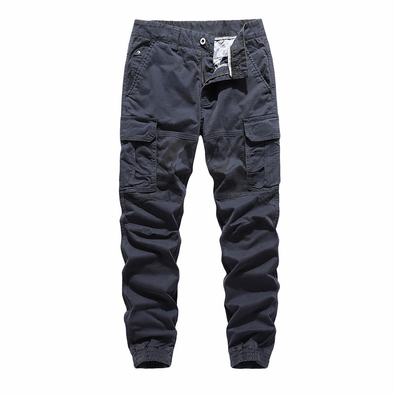 Herren Cargo-Jogginghose mit Utility-Taschen, verstärkten Knieeinsätzen & elastischem Saum Echoarchiv