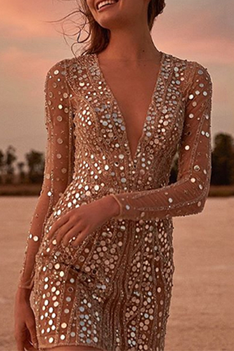 Echoarchiv | Paillettenbesetztes Minikleid