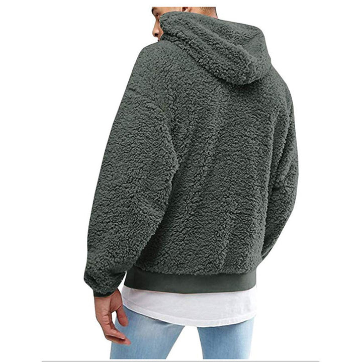 Herren kuscheliger Kapuzenpullover aus weichem Fleece Echoarchiv