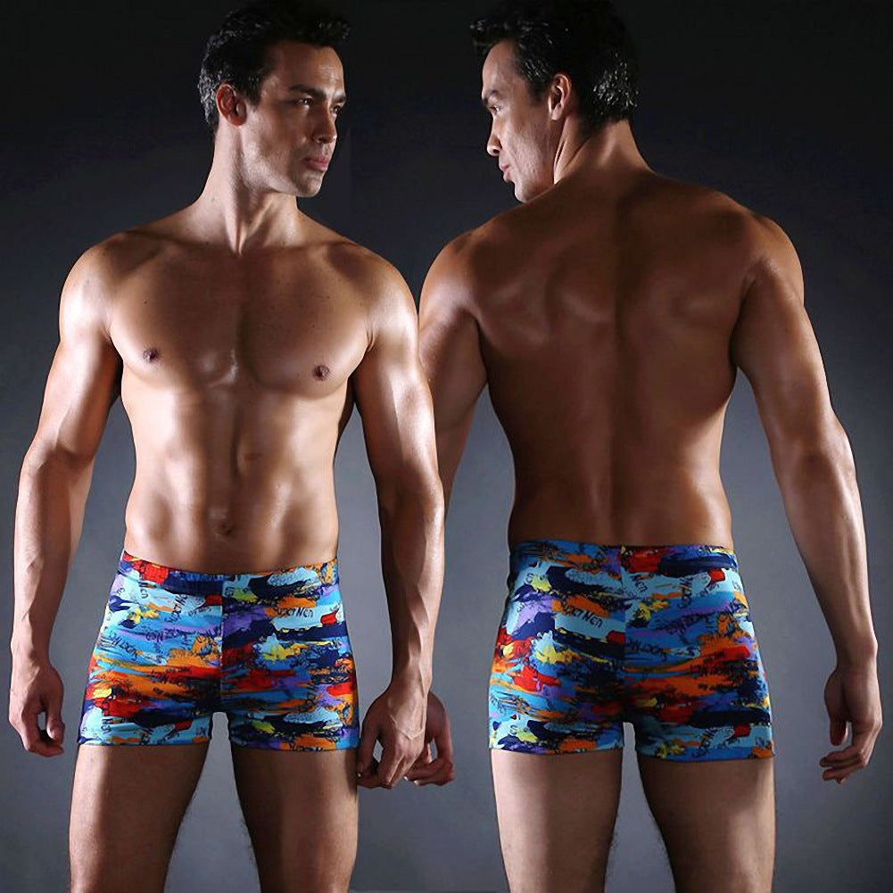 Herren Schwimmshorts mit modernem Farbmuster Echo Archiv