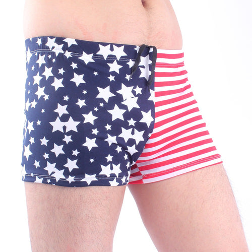 Herren Badeshorts mit asymmetrischem Design Echo Archiv