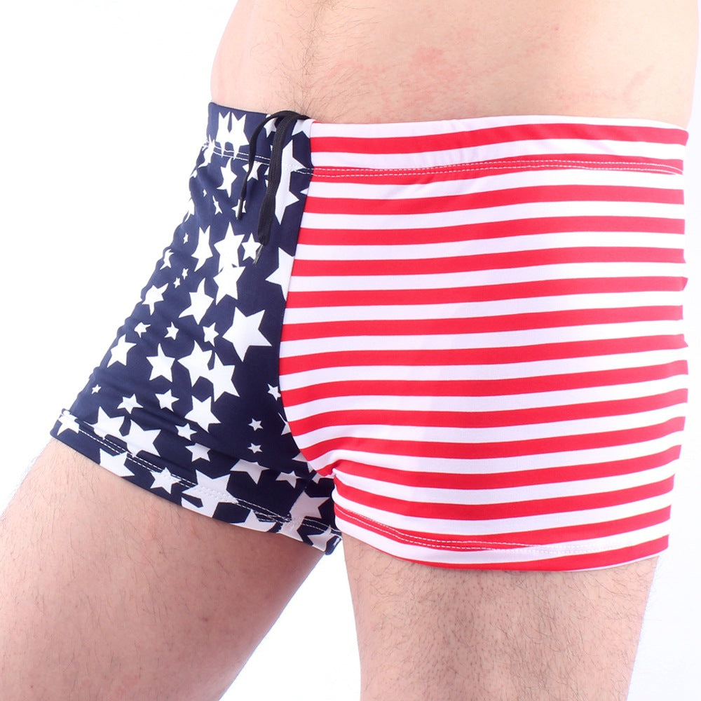 Herren Badeshorts mit asymmetrischem Design Echo Archiv