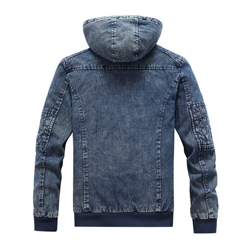 Herren Kapuzenjeansjacke Echoarchiv